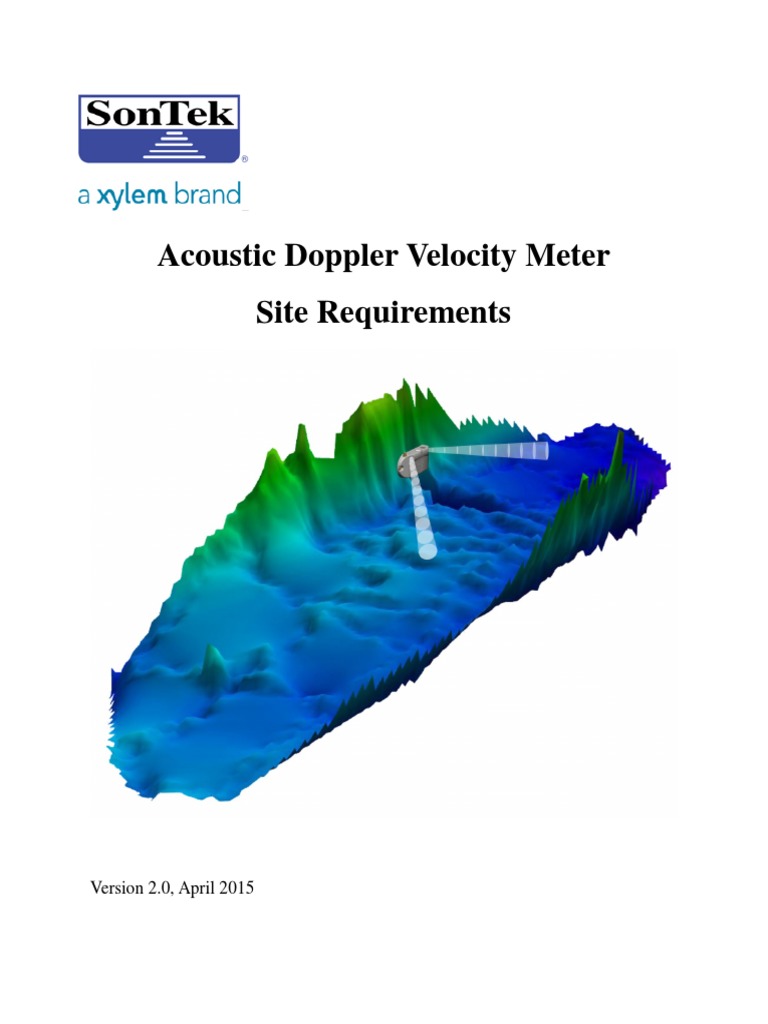 Sontek Acoustic Doppler Velocity Meter Site Requirements | PDF | Fluid ...