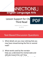 Lesson Support For Chapter 4 Third Read: Grade 9, Unit 1-Chapter 4 Pp. 60-61