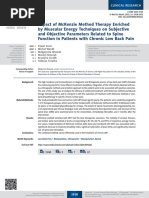 Toggle Recoil | PDF | Chiropractic | Clinical Medicine