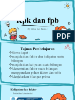 KPK Dan FBP Kelas 4