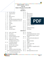 Sample Paper - II - Soln