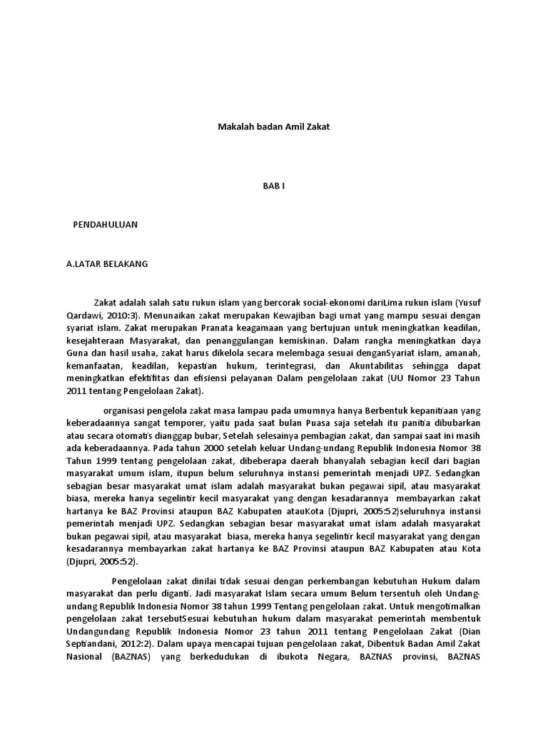 Makalah Hukum Wakaf Dan Zakat Pdf