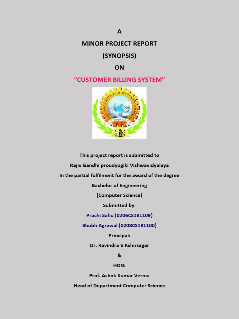 Customer Billing System Project Report | PDF | Inheritance (Object ...