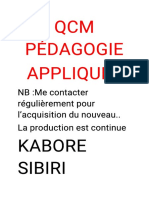 Pédagogie Appliquée Kaboré Sibiri Arnaud