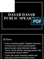 Dasar Public Speaking