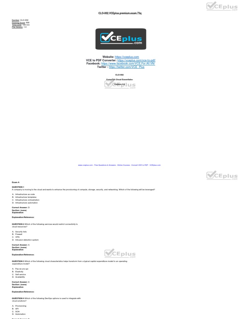 CLO-002 Schulungsangebot