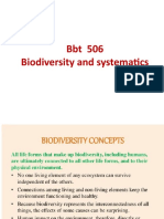 BBT 506 Biodiversity and systematics