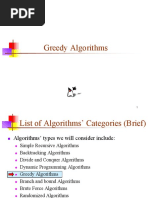 Eedy Algorithms