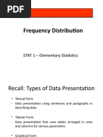 3 - Frequency Distribution