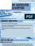Cost Accounting-Just in Time and Backflushed