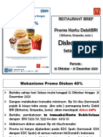 5817 Restaurant Brief - Promo Debit BRI Diskon 40% Tiap Selasa