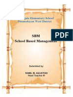 SBM School Based Management: Pagalagala Elementary School Pinamalayan West District