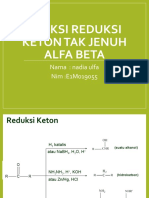 Reduksi Keton Tek Jenuh Alfa Dan Beta - Nadia Ulfa - E1M019055