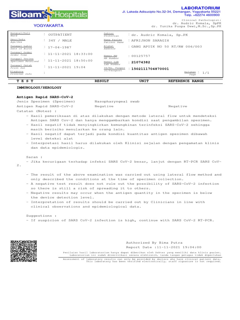 Antigen Jogja Afrijhon Saragih PDF Medicine Biology