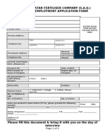 Qafco Application Form