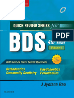 2017 @dentallib J Jyotsna Rao Quick Review Series For BDS, 4th Year