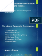 TOPIC 2: Corporate Governance: Definitions and Theories