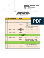 Rundown Kegiatan