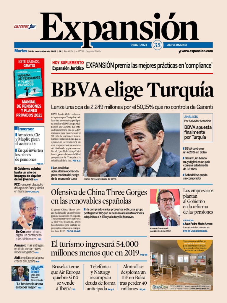 16 11 21 Ex Byneon | PDF | Interés | Energía eólica