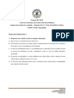 Ficha de Exercicios I - IE - GRH