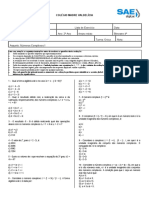 Lista de Exercícios - Números Complexos 1