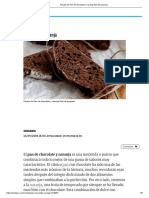 Receta de Pan de Chocolate y Naranja Fácil de Preparar - Fulgencio