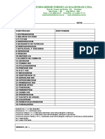 Teste de reatividade cutânea para 30 substâncias