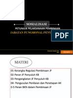 SOSIALISASI PETUNJUK PELAKSANAAN PEMBINAAN JABATAN FUNGSIONAL PENYULUH KB