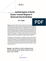 Recently Identified Aspects of Ductile Seismic Torsional Response of Reinforced Concrete Buildings