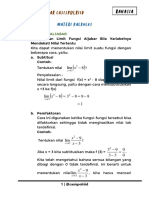 MENENTUKAN LIMIT FUNGSI ALJABAR