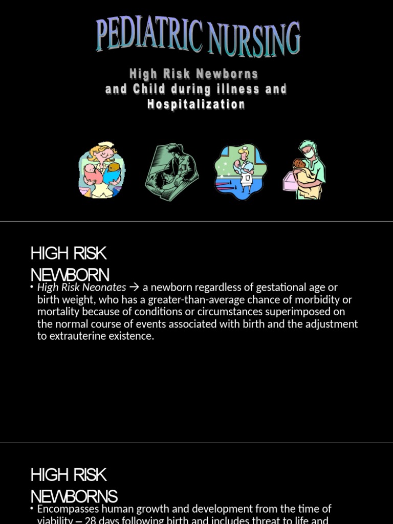 High Risk Pediatrics | PDF | Lung | Preterm Birth