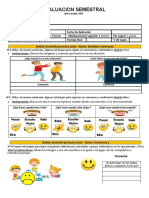 Evaluacion Semestral Kinder 2