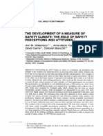 (1997) Williamson Safety Climate