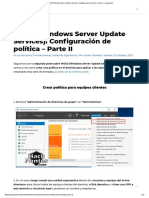 WSUS Parte II - (Windows Server Update Services) - Configuración de Política - Hackpuntes