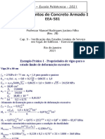 Fundamentos de Concreto Armado I - Cap. 9 - ELS em Vigas - Exercícios - Rev.2B