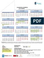 Calendario Academico 2021-2022