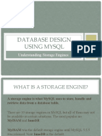 Database Design Using Mysql: Understanding Storage Engines