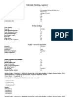 National Testing Agency: 04 Psychology