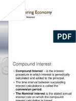 Engineering Economy: Compound Interest