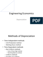 Engineering Economics: Depreciation