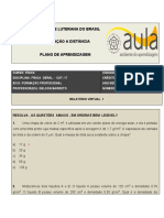 Relatório Virtual 1 - Física Geral 2021-1