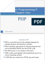 Internet Programming II Chapter One: Prepared by Haimanot