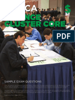 Finance Cluster Core: Sample Exam Questions