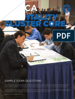 Hospitality Cluster Core: Sample Exam Questions