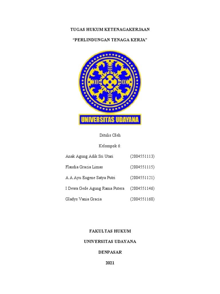 Perlindungan Tenaga Kerja | PDF