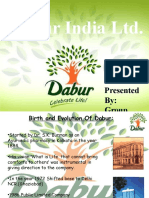 Dabur India LTD.: Presented By: Group No.2