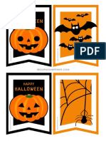 Halloween Banderines Kit Imprimible Halloween Gratis