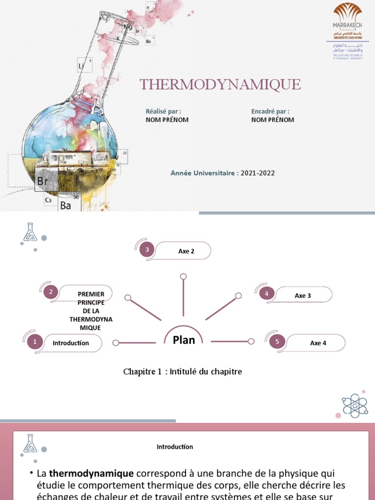 Premier Principe Thermodynamique | PDF | Capacité thermique | Transfert ...