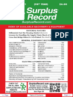 DECEMBER 2021 Surplus Record Machinery & Equipment Directory