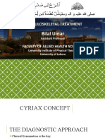 Cyriax Concept and Treatment Approaches for Musculoskeletal Conditions